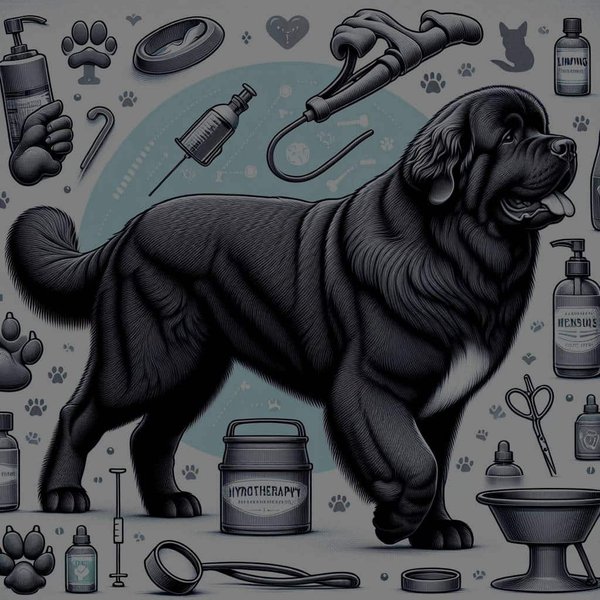 Quels signes indiquent que mon chien Terre-Neuve pourrait bénéficier d'une thérapie aquatique?