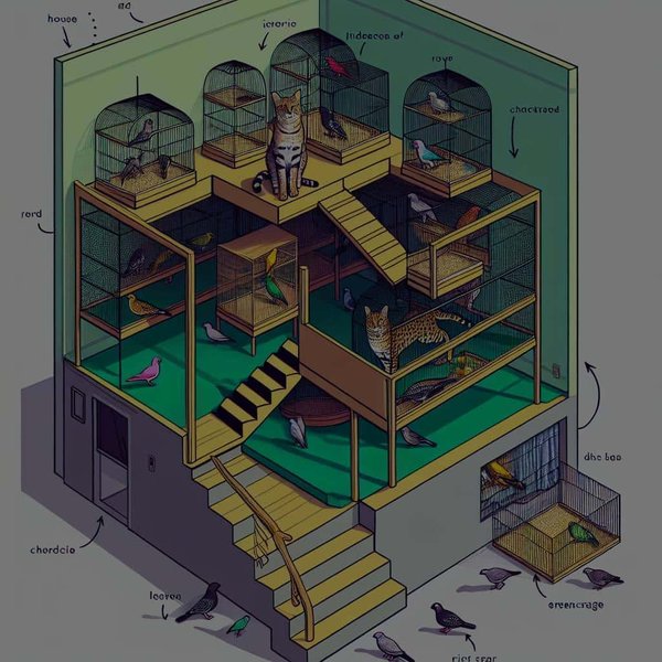 Quelles précautions prendre pour l'introduction d'un chat Serengeti dans une maison avec oiseaux ?